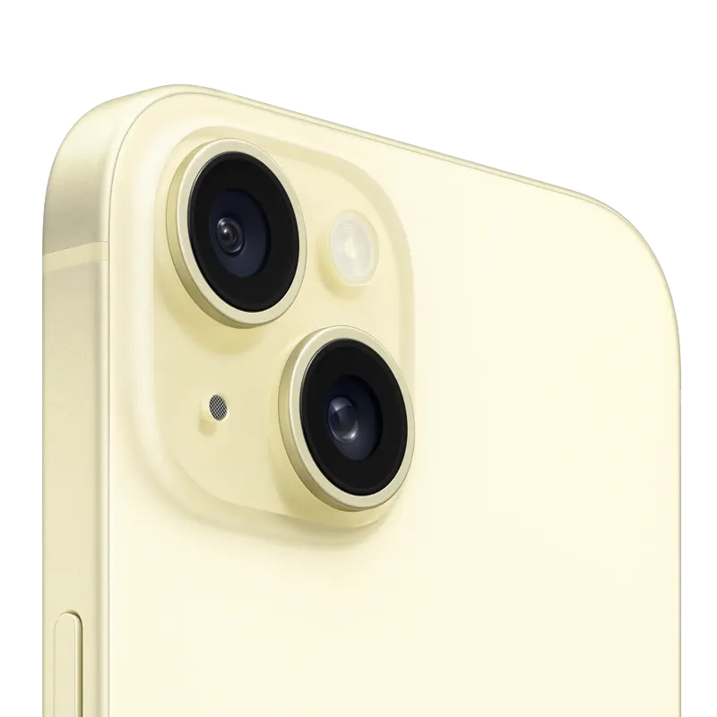 هاتف iPhone 15 أصفر – تصميم مميز وذاكرة 128 جيجا