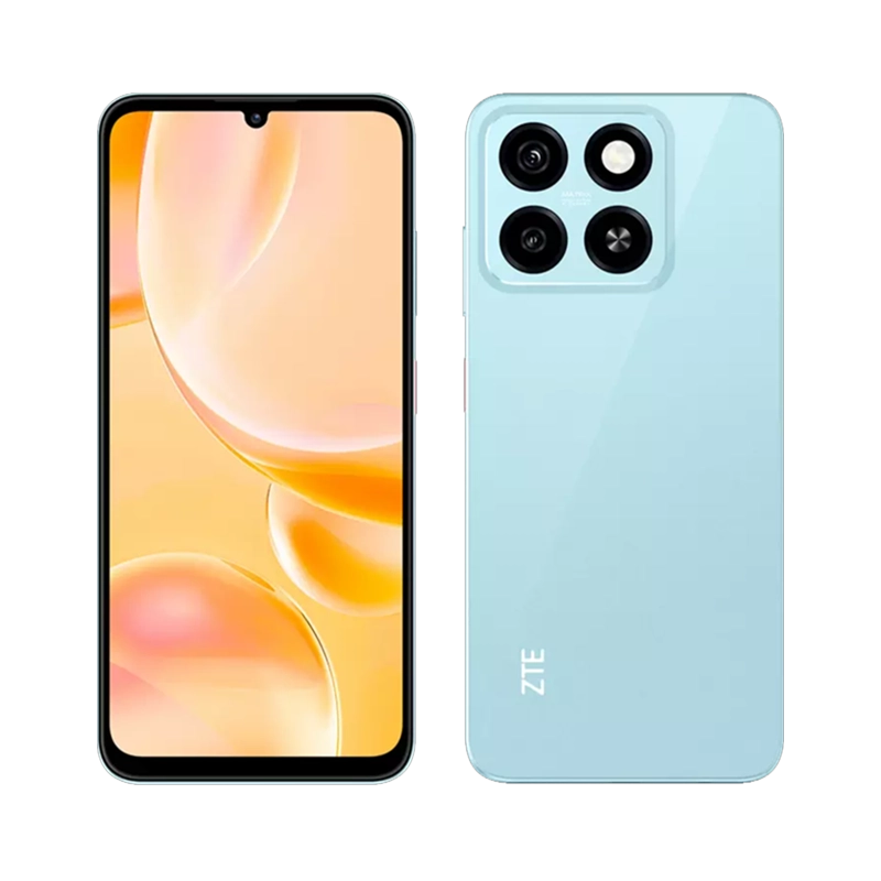 ZTE Blade A55 in stylish blue color